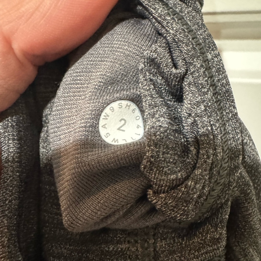 High-Waisted Gray Lululemon Leggings - Picture 4 of 4